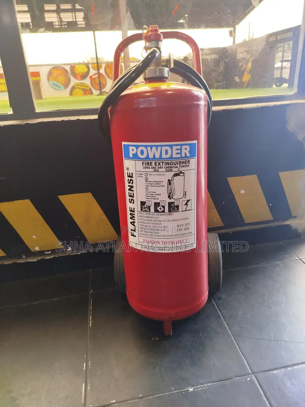 Refilling Fire Extinguisher in Lekki