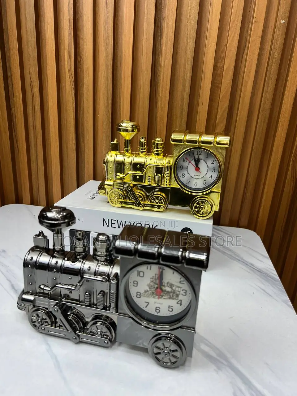 Train Clock Decor