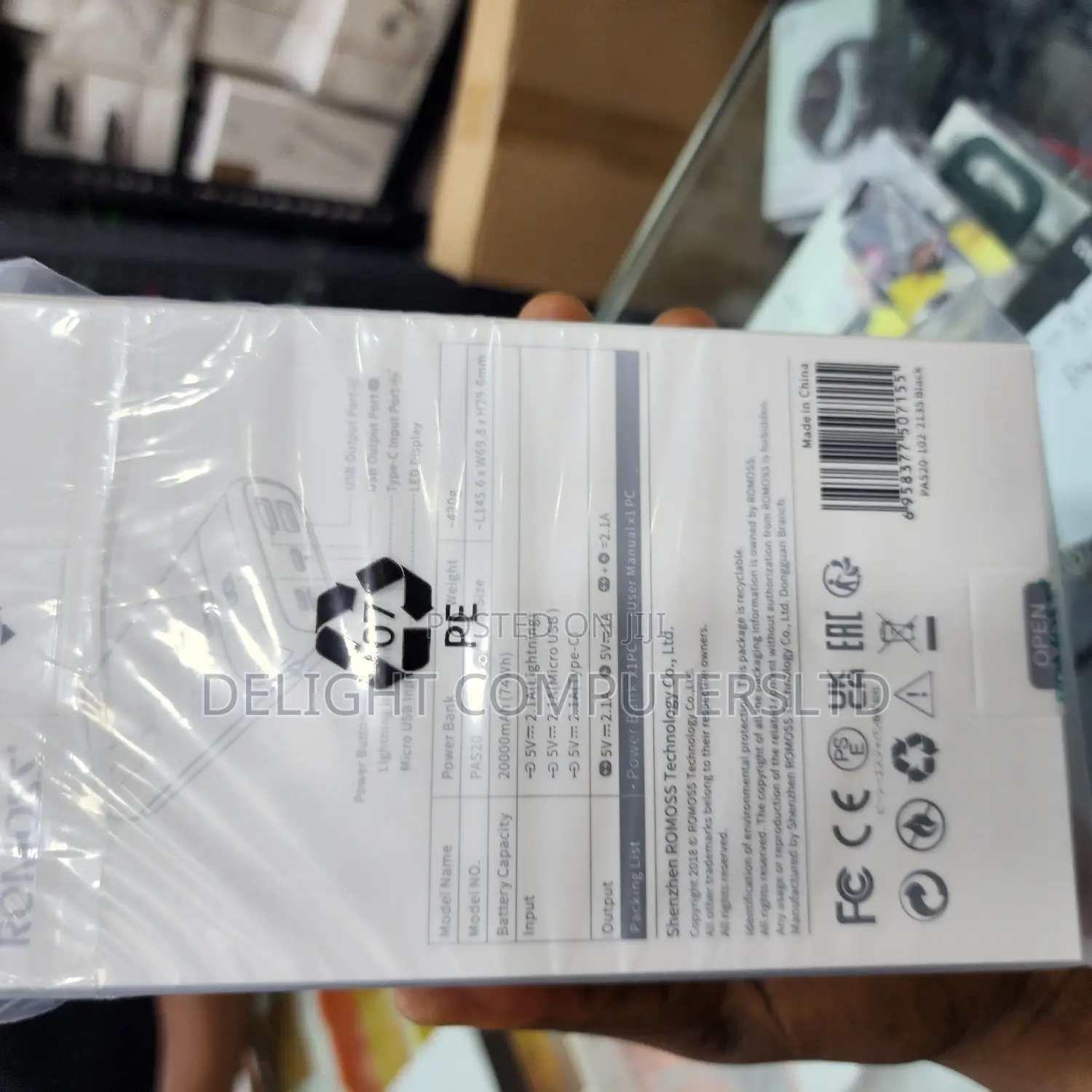 Romoss Ares 20 20000mah Powerbank