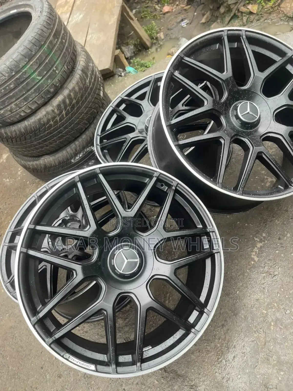 Pure Black 22 Inch Wheels for G Wagon