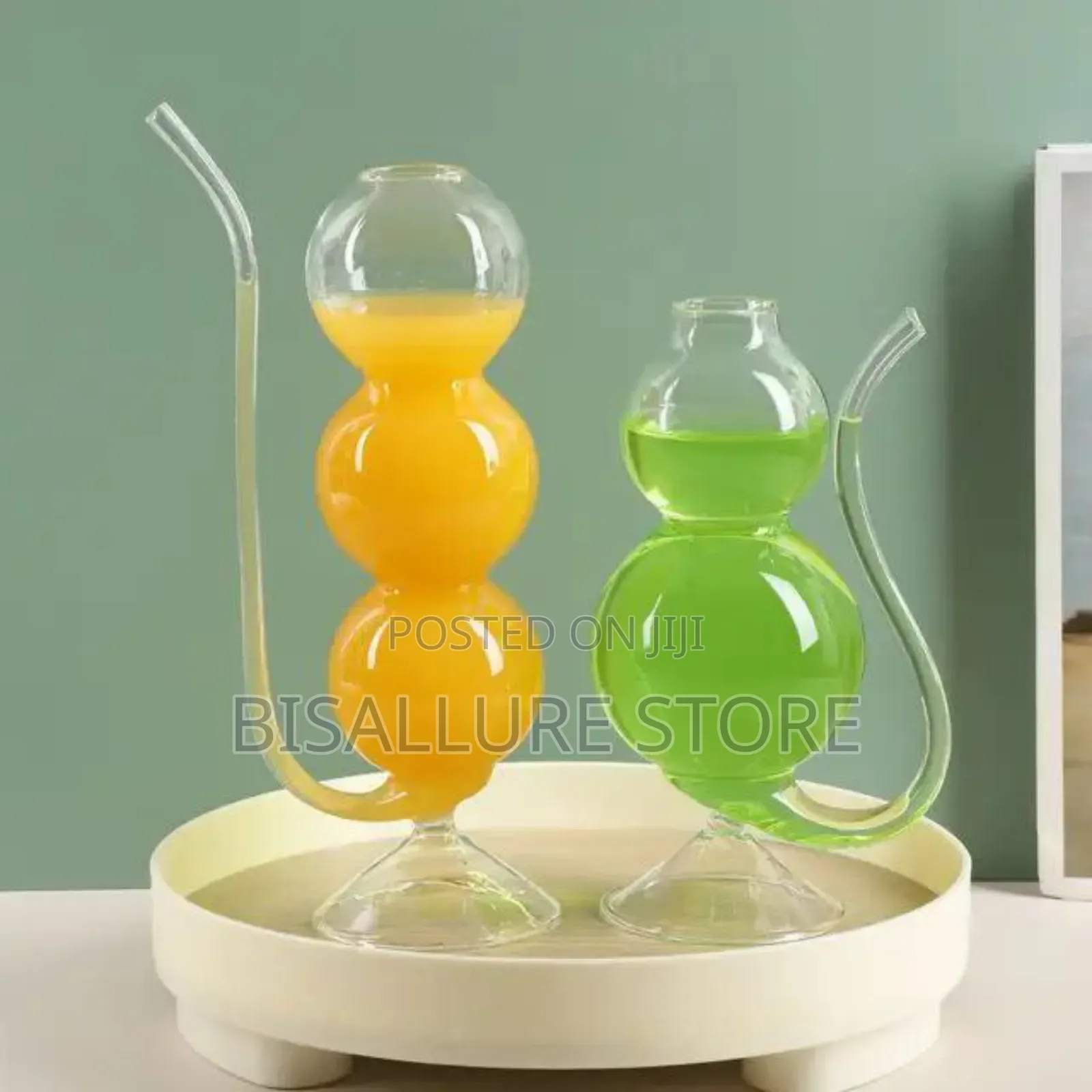 Two Fold Bubble Glass Cup