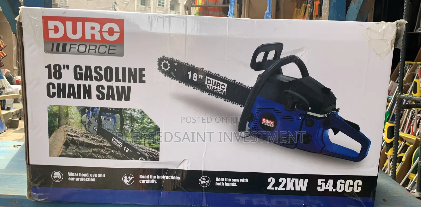 Duro Gasoline Chainsaw Machine 2200w 18”