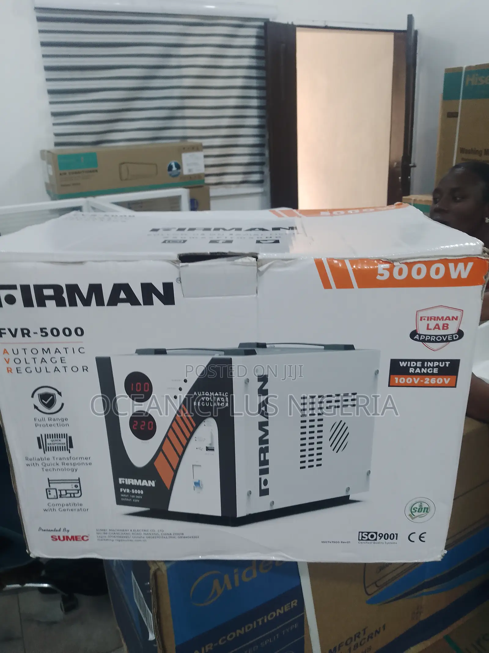 High -Quality Firman 5000watts Voltage Stablizer