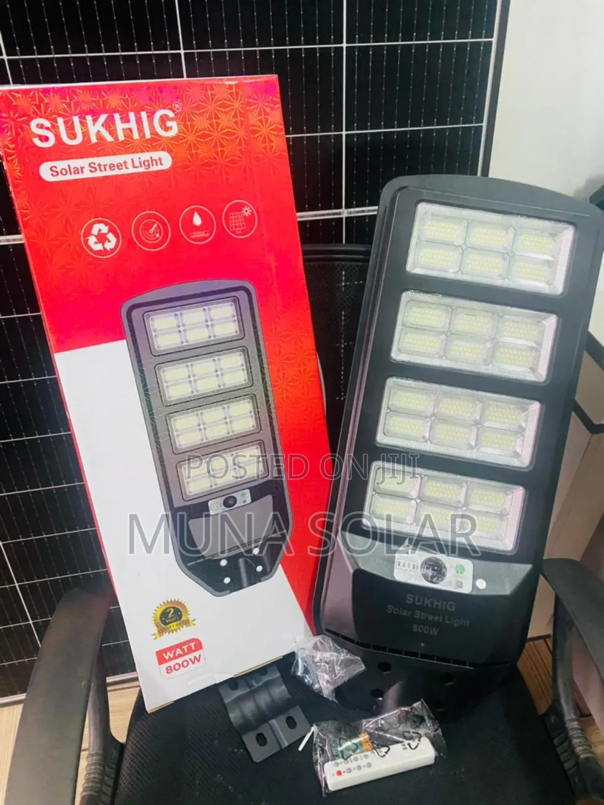800watts Sukhig All in One Solar Street Light