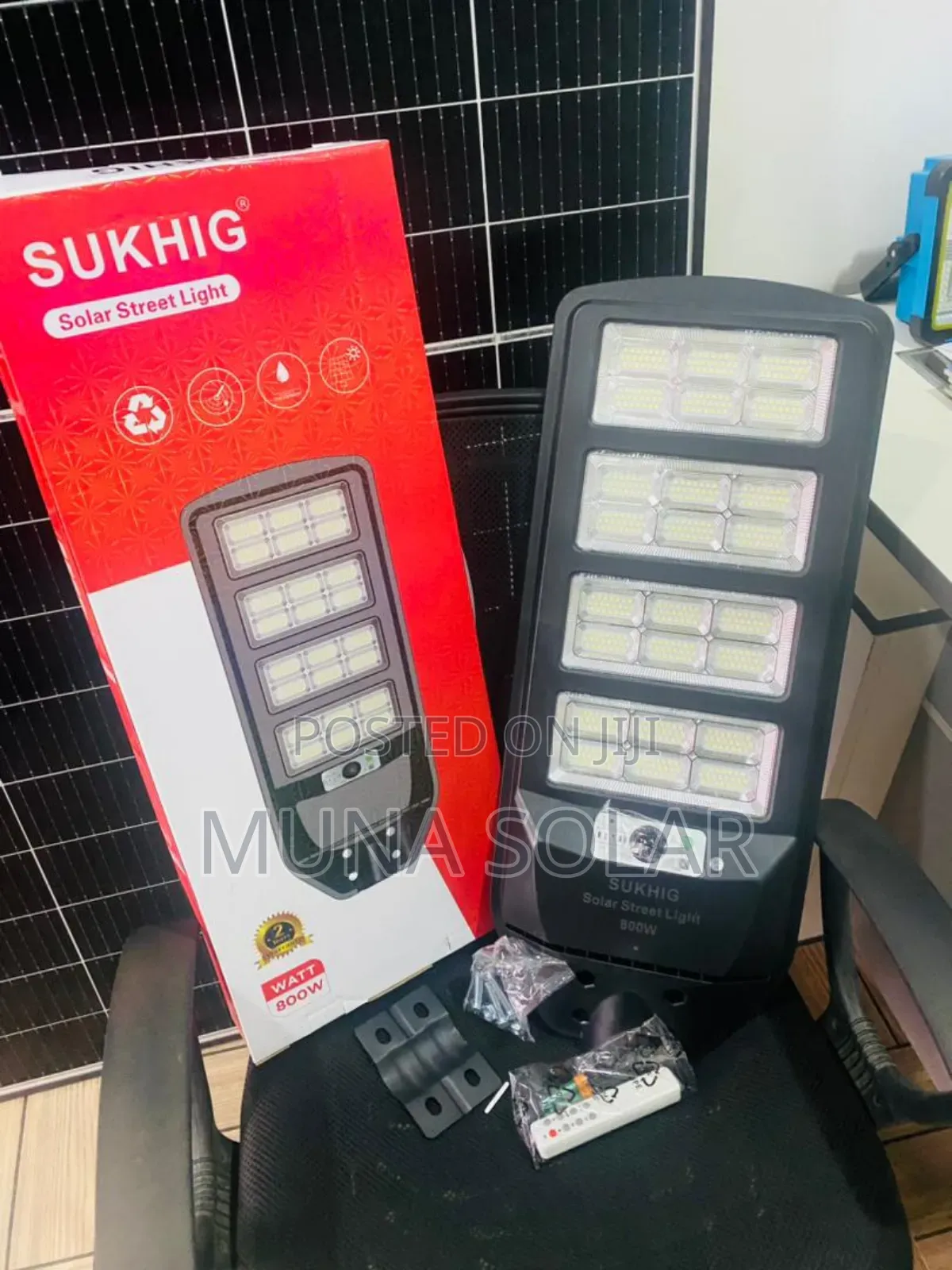 800watts Sukhig All in One Solar Street Light