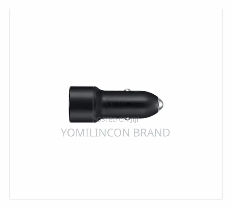 Samsung Car Charger Dual USB Port, Charger Combo Cable 15W