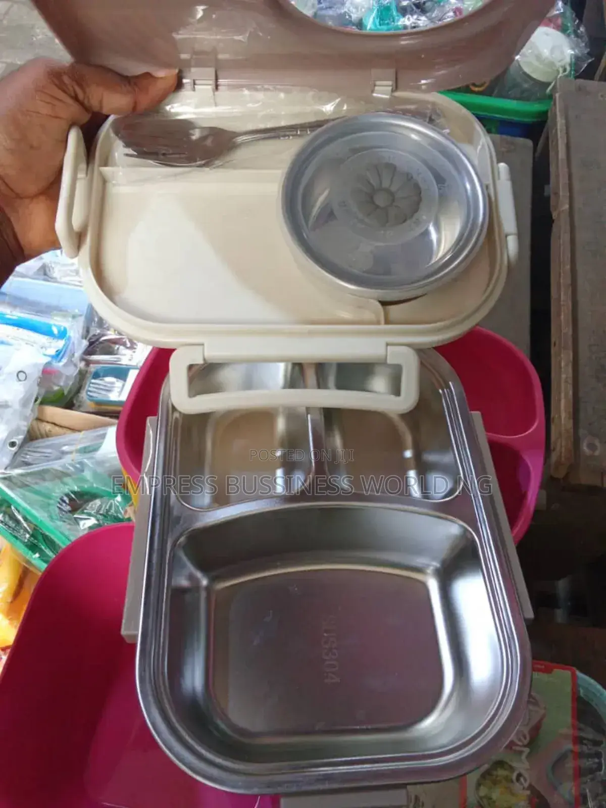 Lunch Box With Sauce Bowl