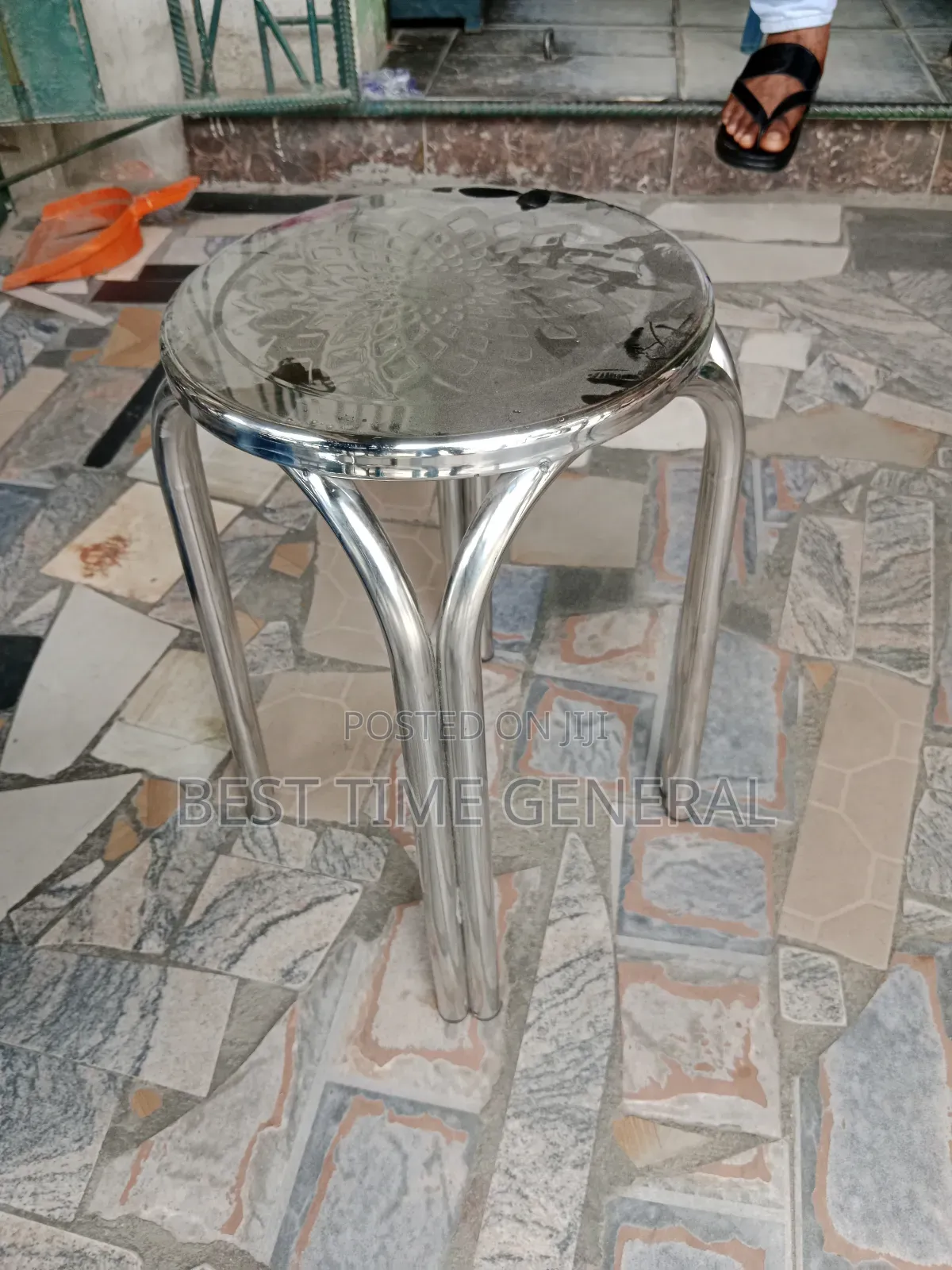 Luxury Portable Stainless Stool