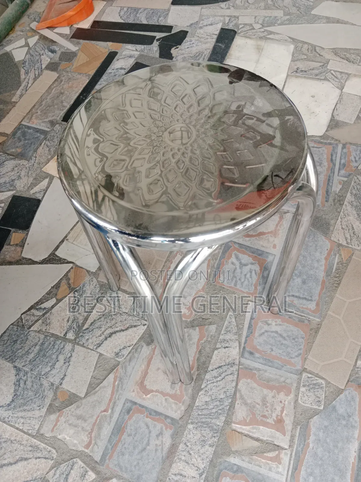 Luxury Portable Stainless Stool