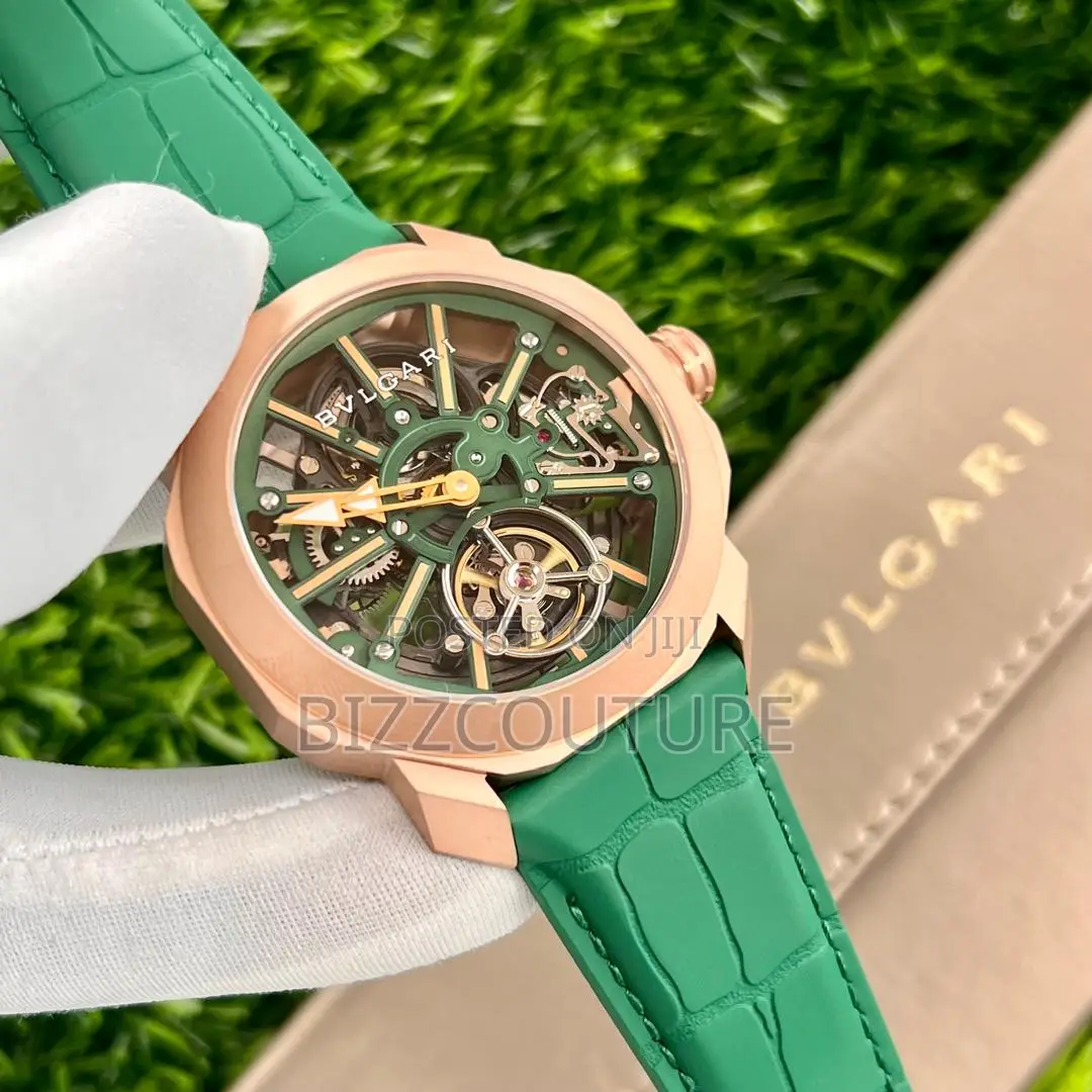 Original Bvlgari Mechanical Color Selection Leather Watch