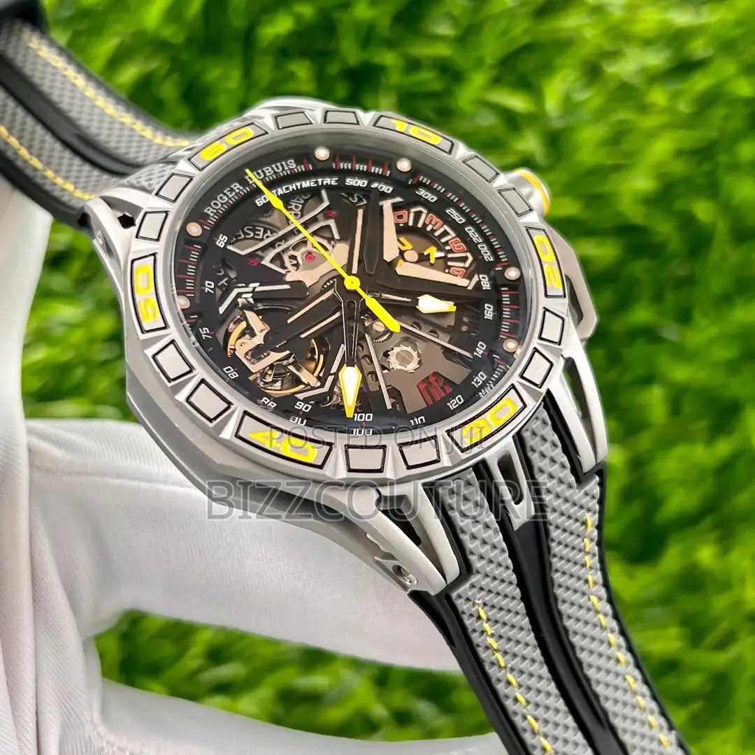 Original Roger Dubuis Mechanica Color Selection Rubber Watch