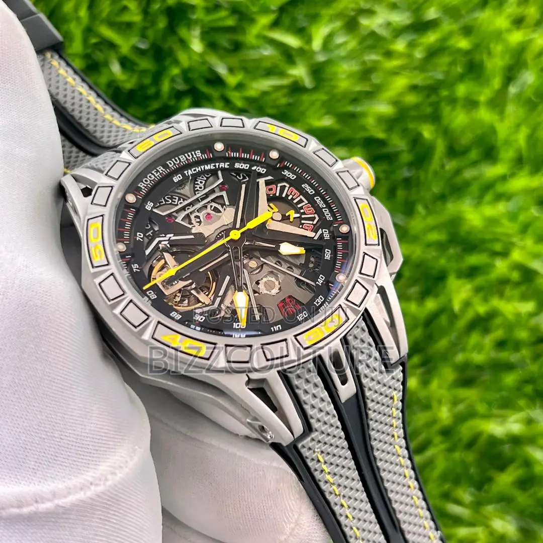 Original Roger Dubuis Mechanica Color Selection Rubber Watch