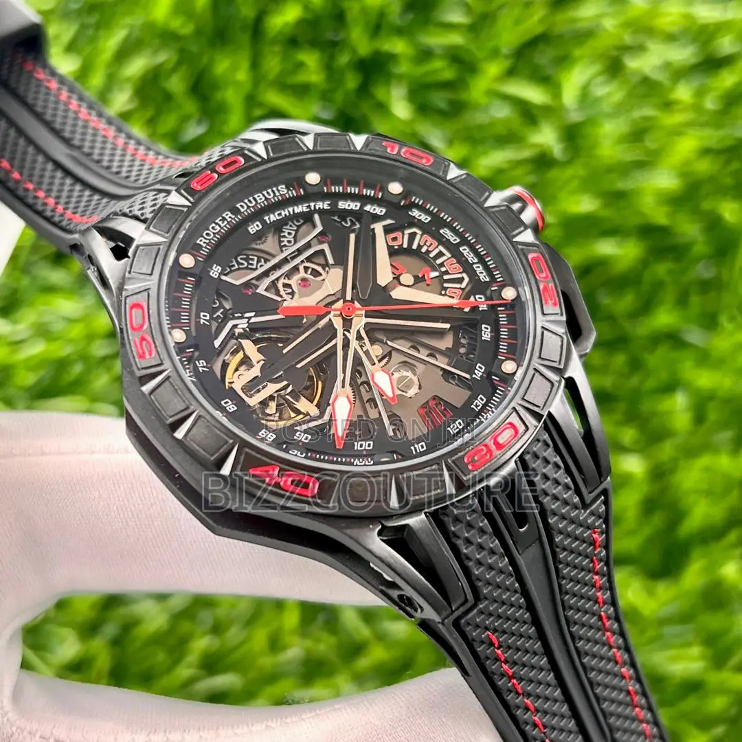 Original Roger Dubuis Mechanica Color Selection Rubber Watch
