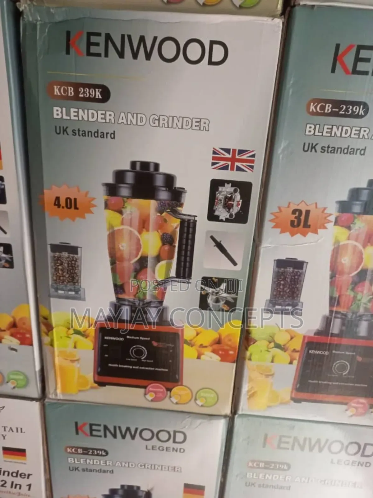 Kenwood 4litres High Power Blender and Grinder-9000watts