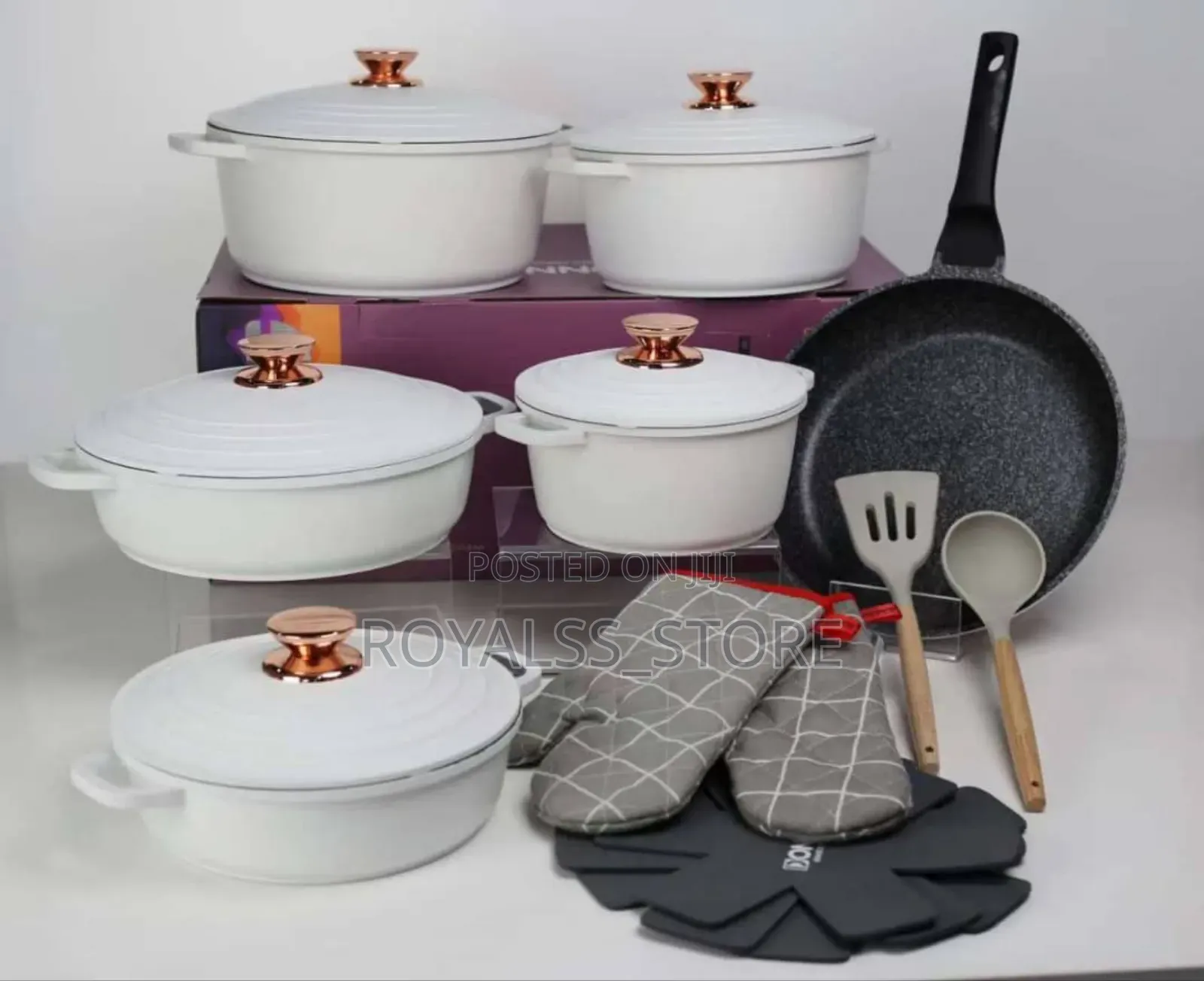 Granite Coated Non Stick Cookware/Pot - 11pieces