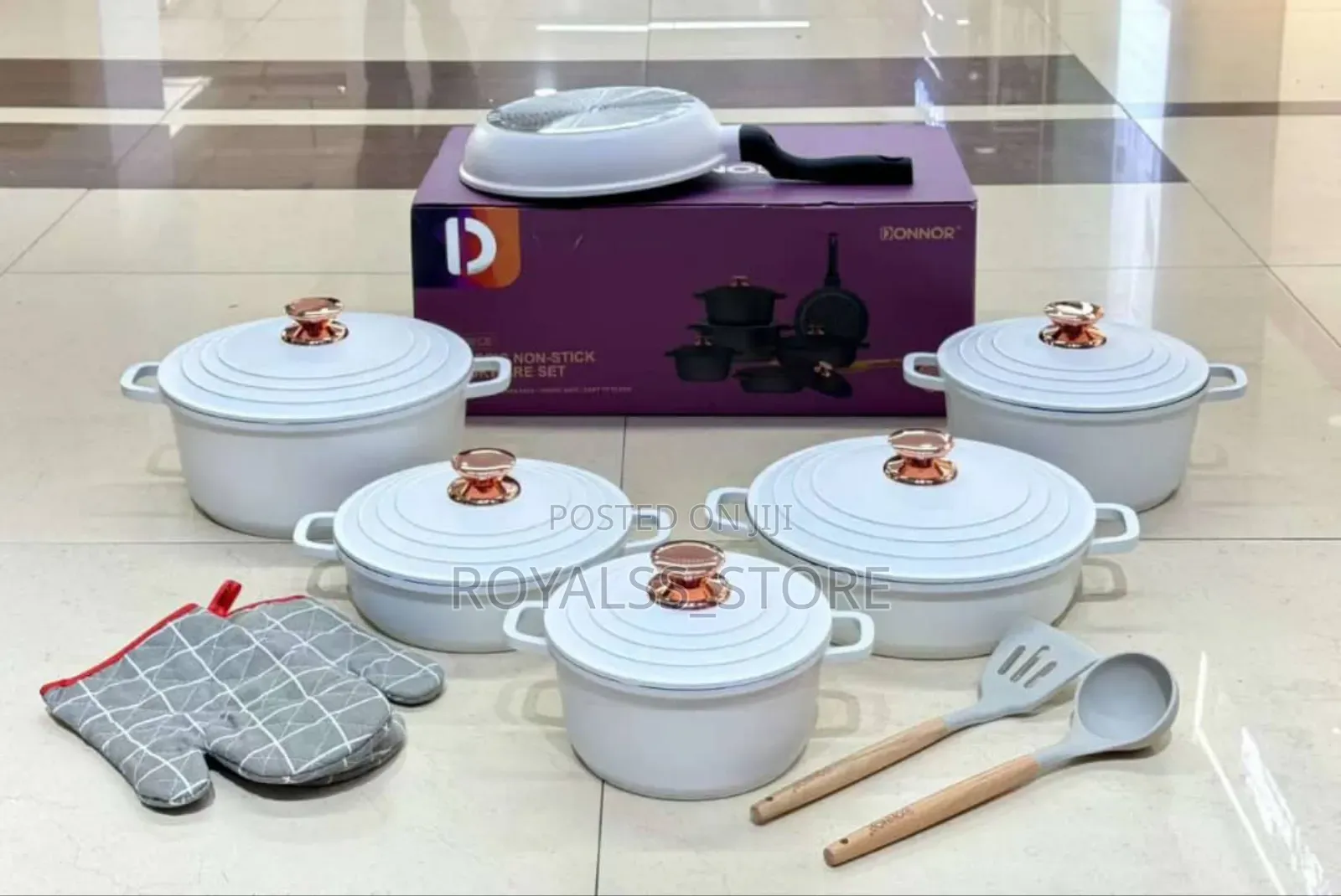 Granite Coated Non Stick Cookware/Pot - 11pieces