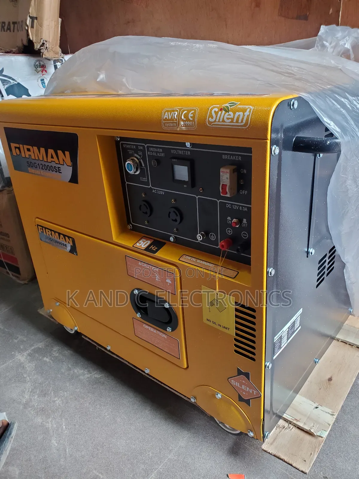 FIRMAN 10KVA Disel Soundproof GENERATOR 100%Copper