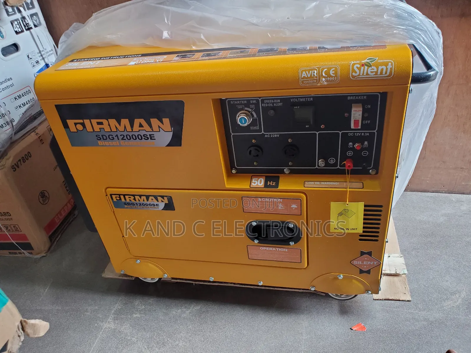 FIRMAN 10KVA Disel Soundproof GENERATOR 100%Copper