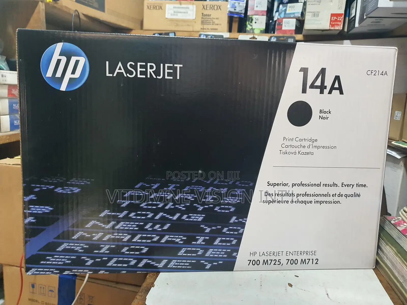 Hp 14a Black Original Laserjet Toner Cartridge, Cf214a