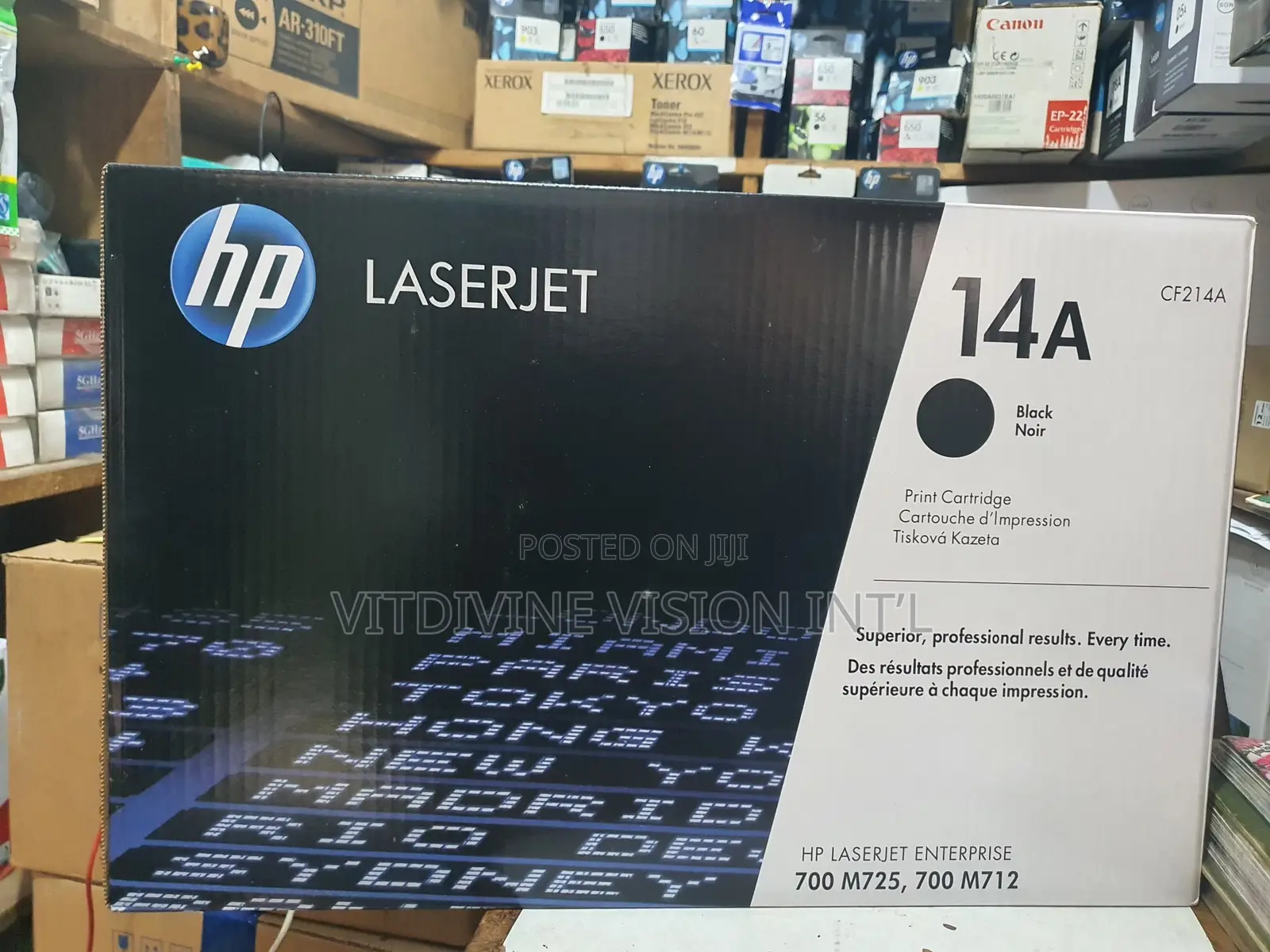 Hp 14a Black Original Laserjet Toner Cartridge, Cf214a