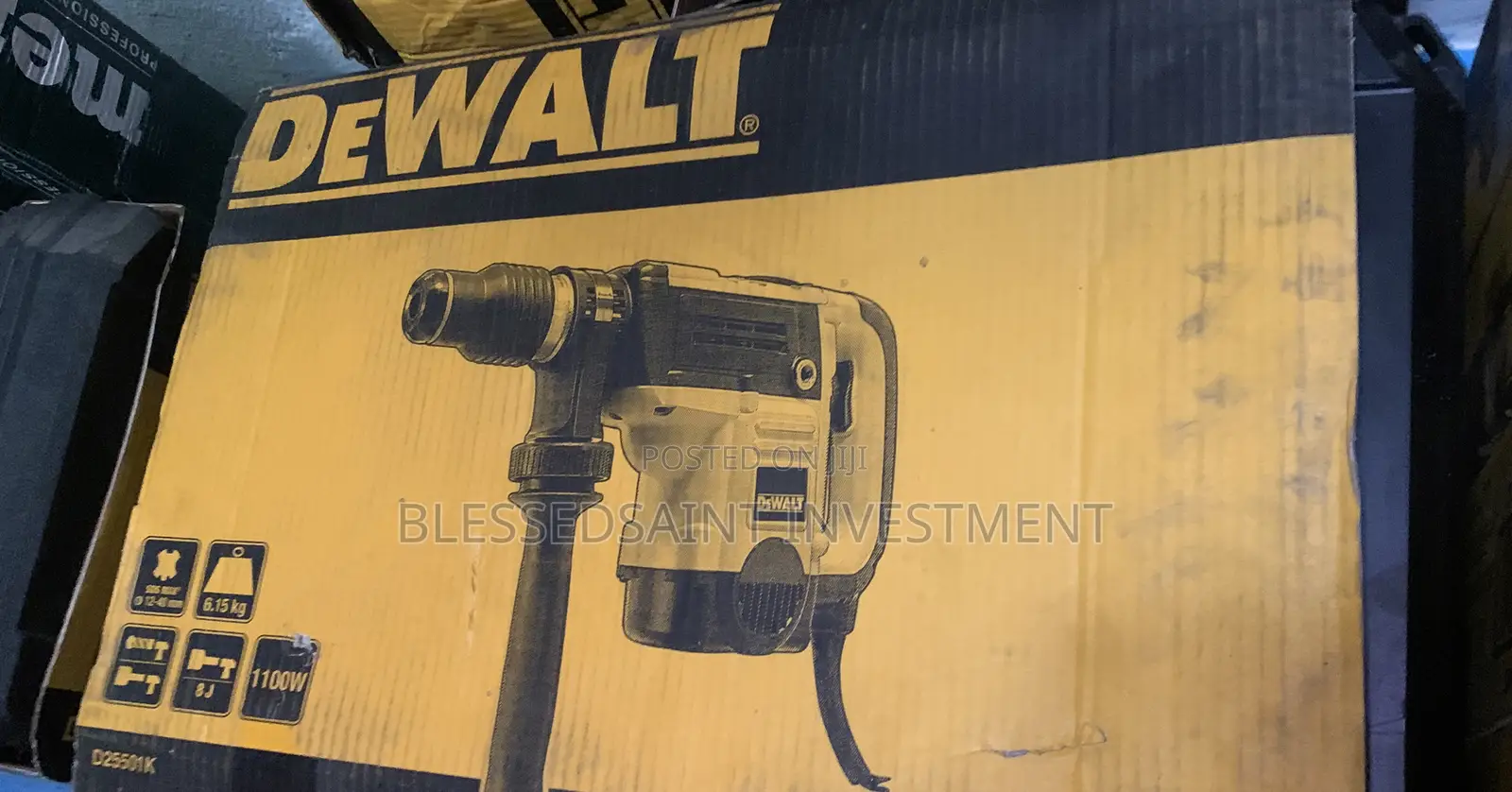 Original Dewalt Rotary Hammer 40mm Machine 1100w