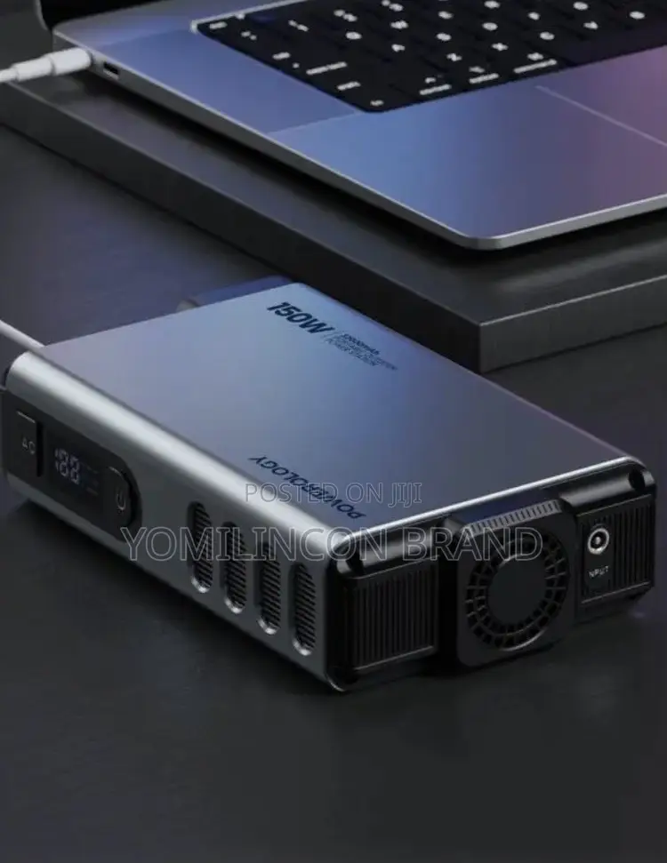 Powerology 32000mah Mini Power Station With 150W AC Output