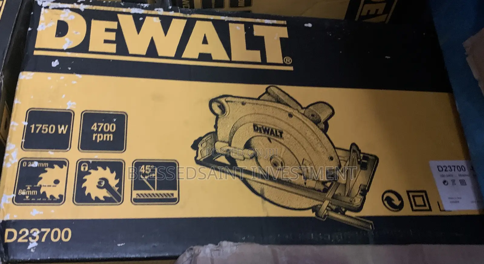 Original Dewalt 9 Inches Circular Saw Machine 1750w