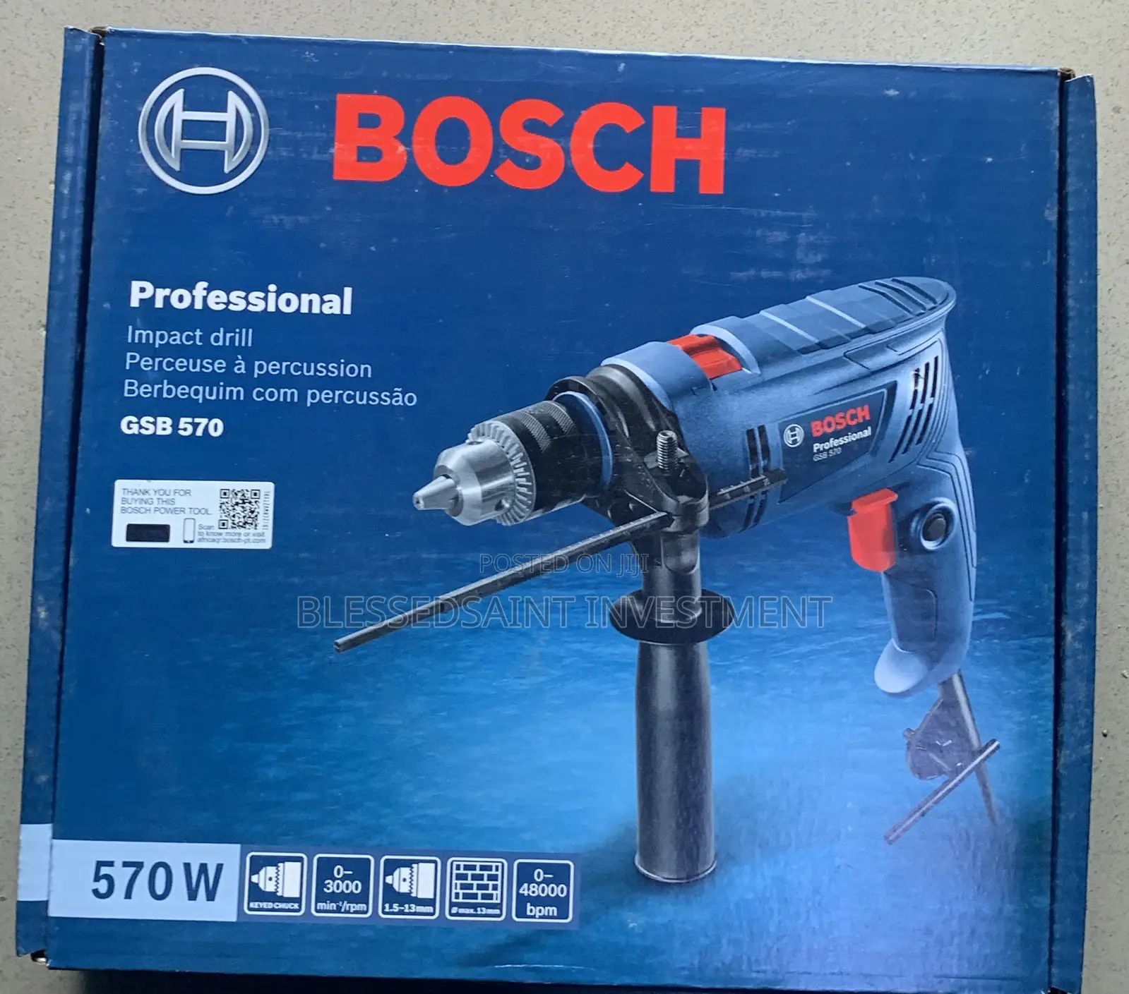 Bosch 13mm Drilling Machine 570w Impact