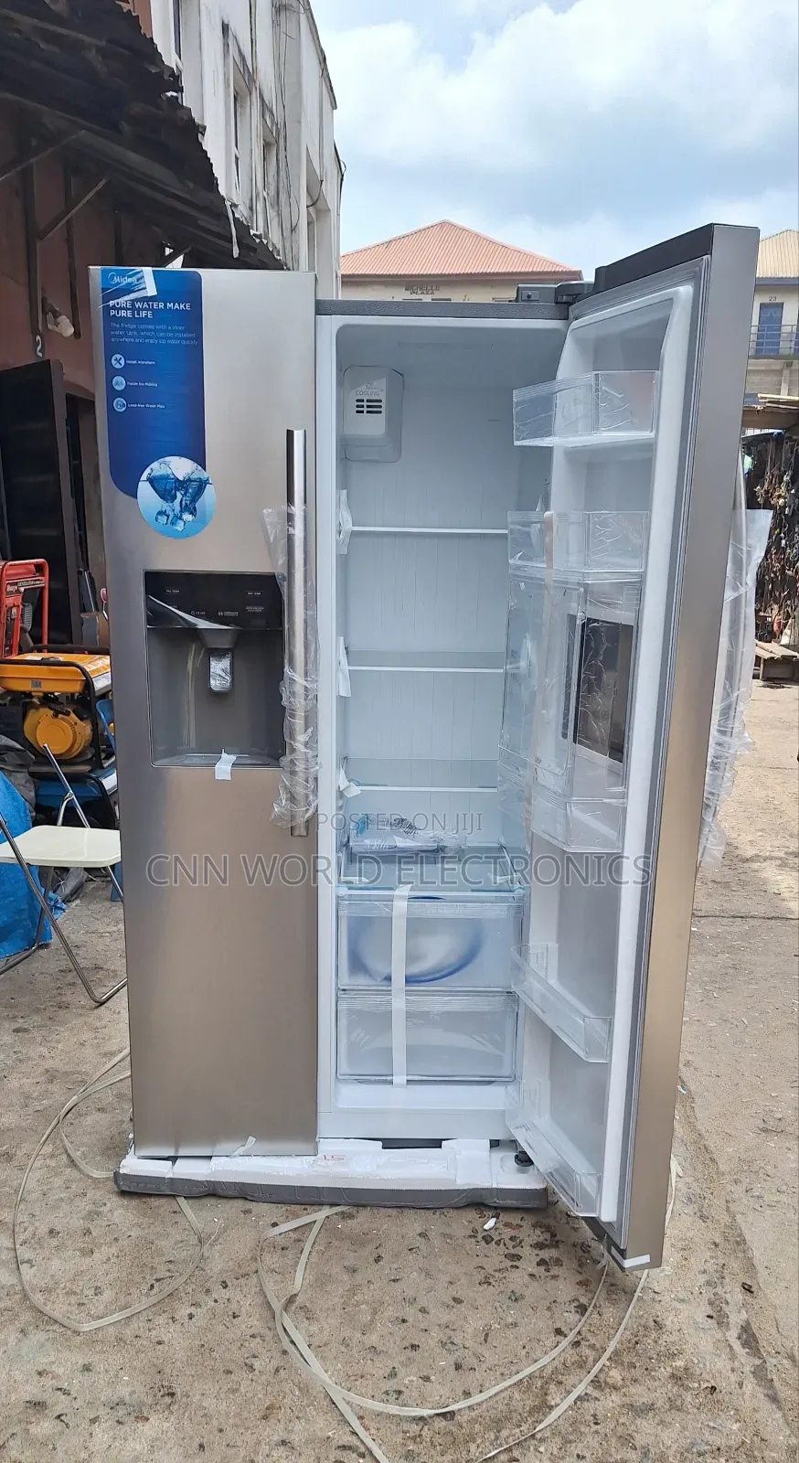 Midea Inverter 590l Side by Side Fridge Ice Water Dispenser
