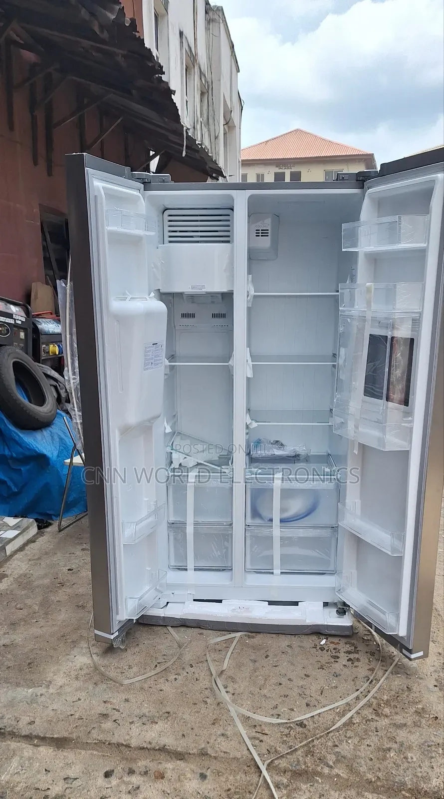 Midea Inverter 590l Side by Side Fridge Ice Water Dispenser