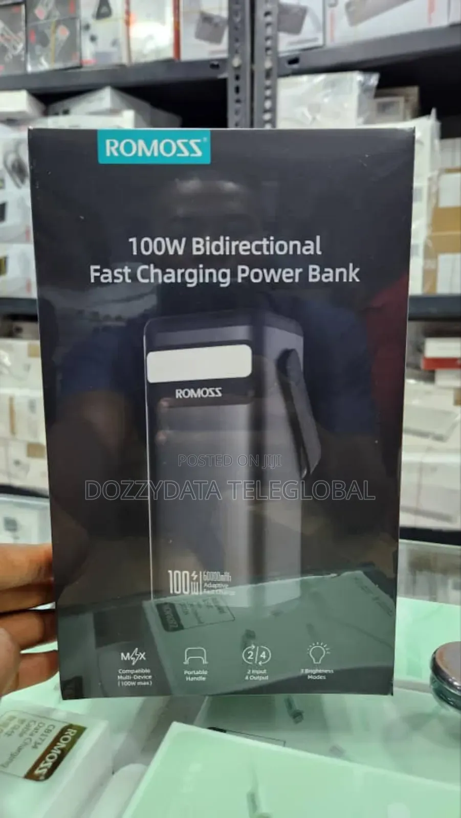 Romoss Pmt60 100w 60000mah Bidirectional Fast Powerbank