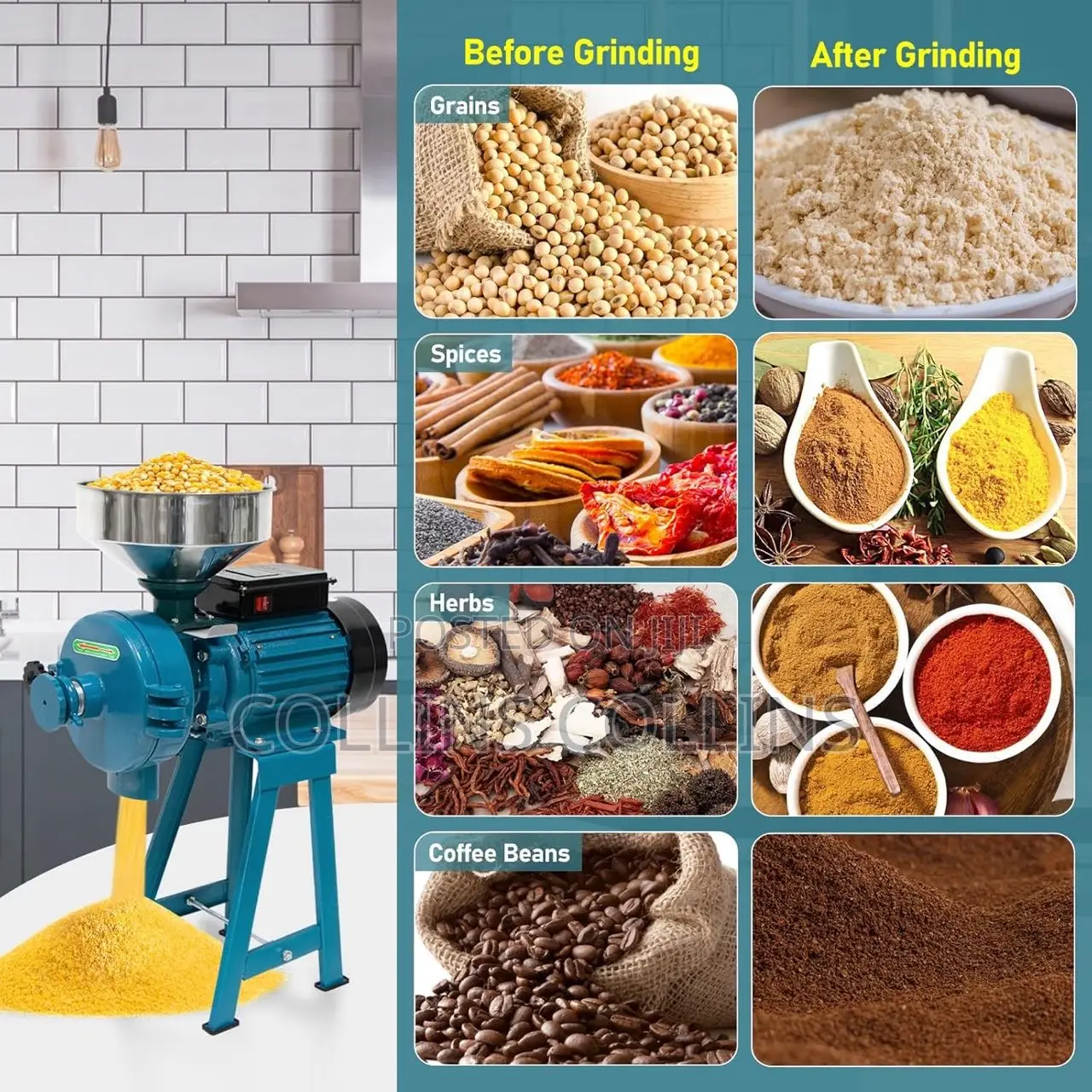 Electric Wet and Dry Grinding Machine