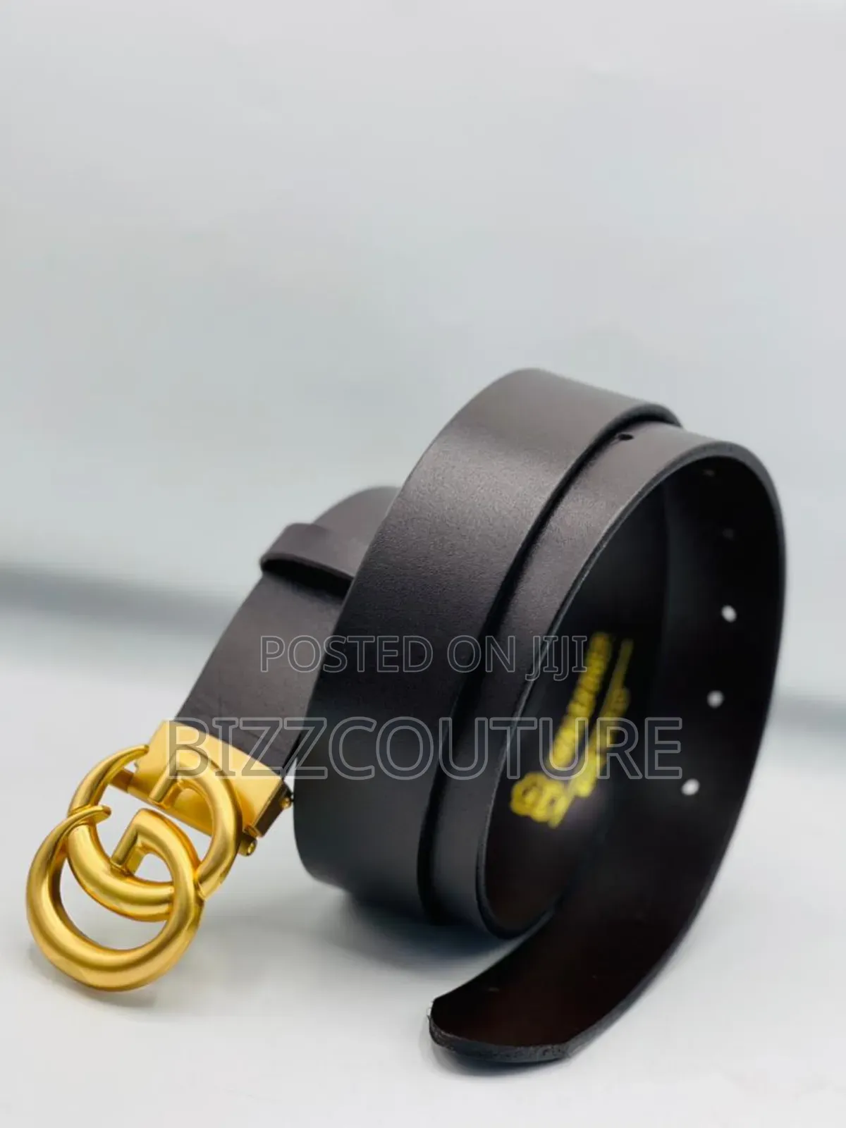 Original Gucci Leather Belts Available in Store