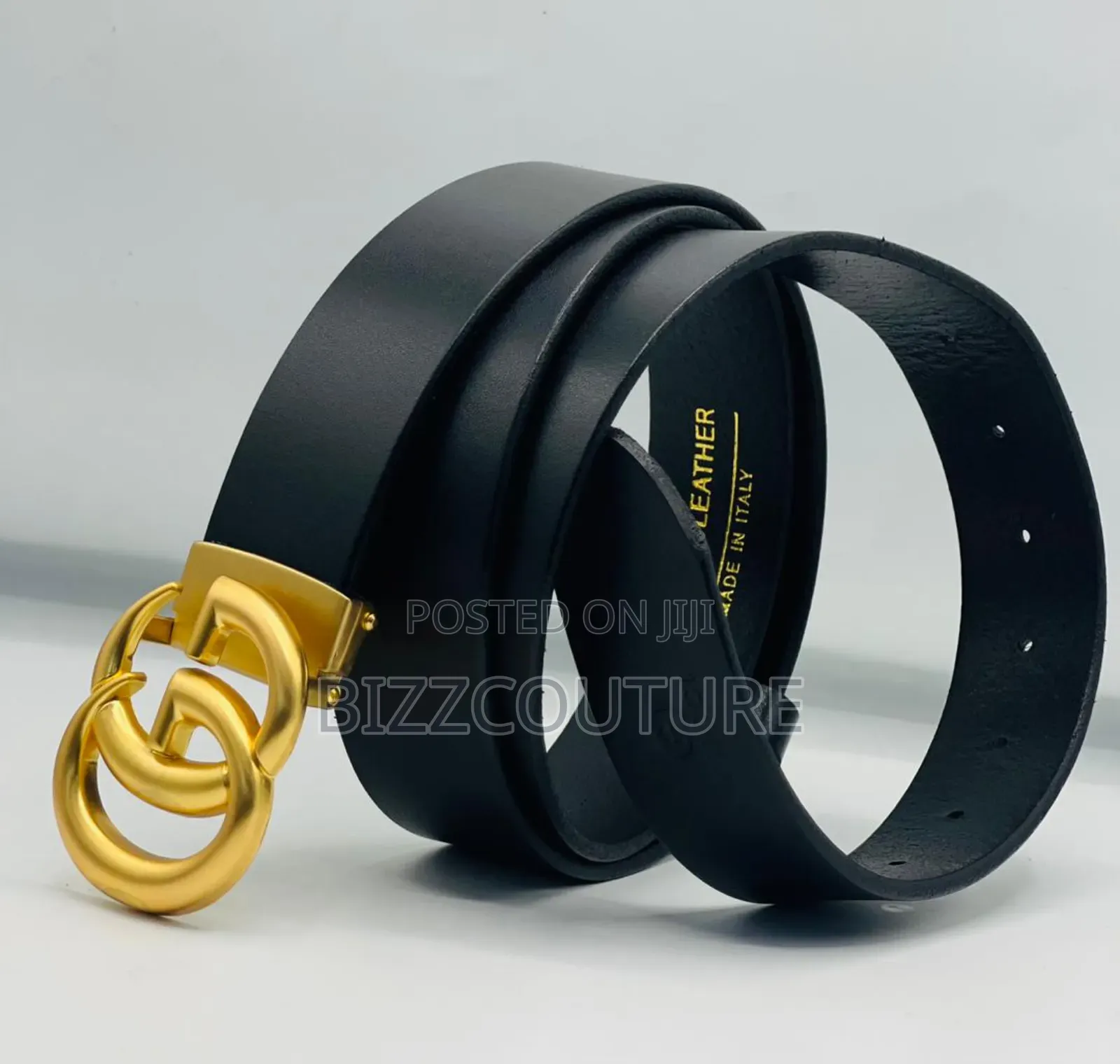 Original Gucci Leather Belts Available in Store