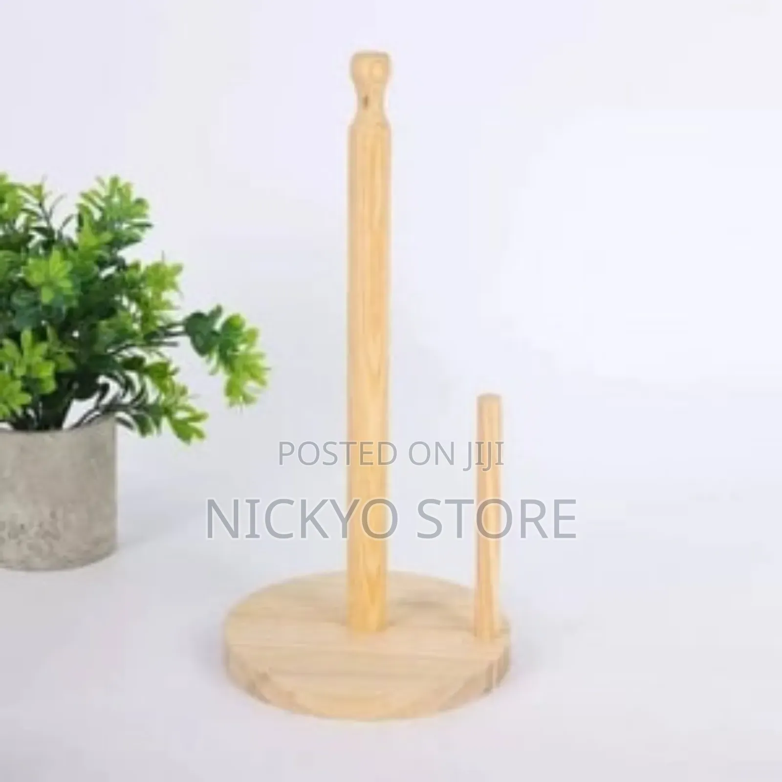Bamboo Wood Paper Towel Holder