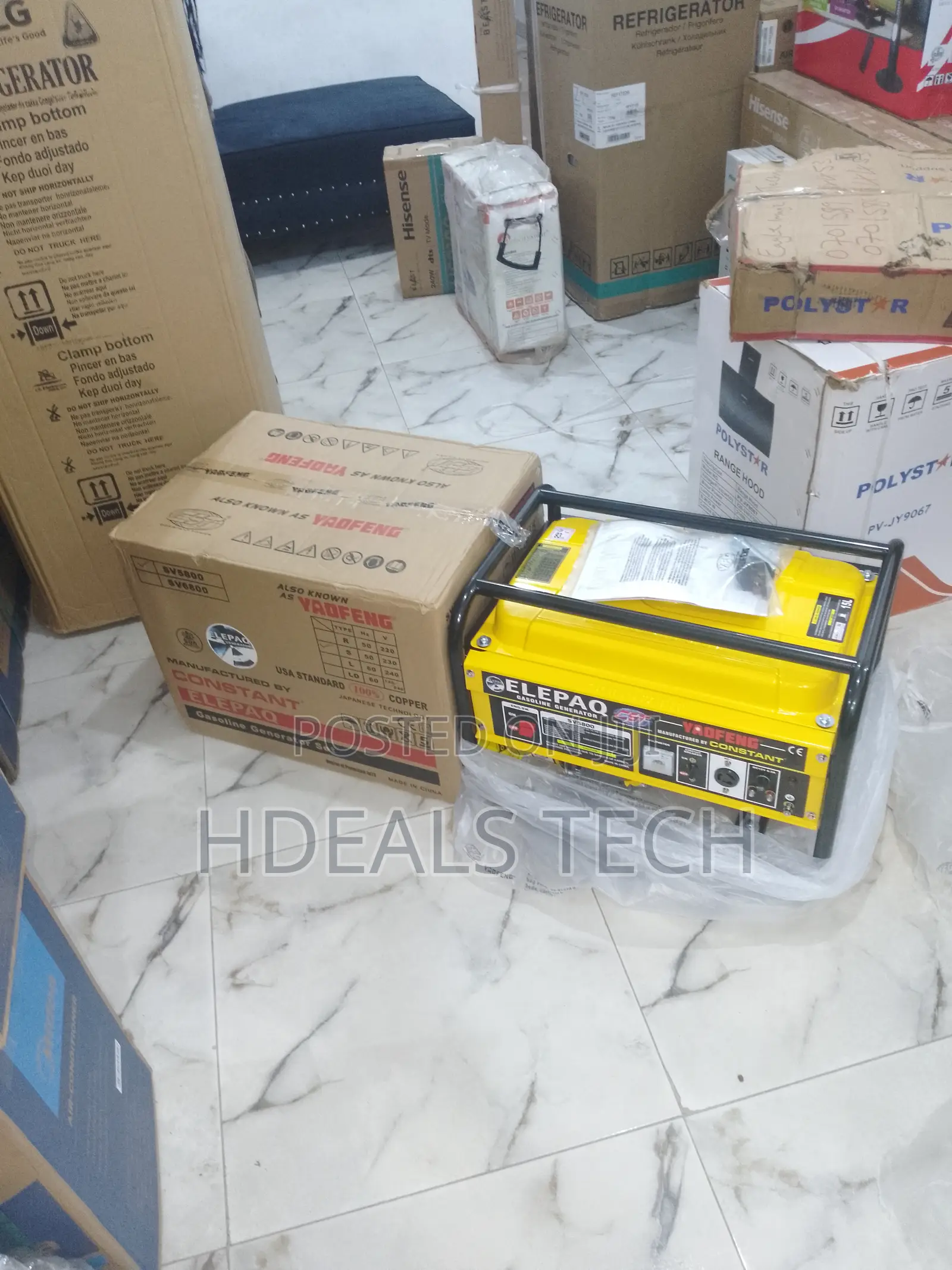 New in Elepaq 3.5 Kva Constant ,Manual Petrol Generator