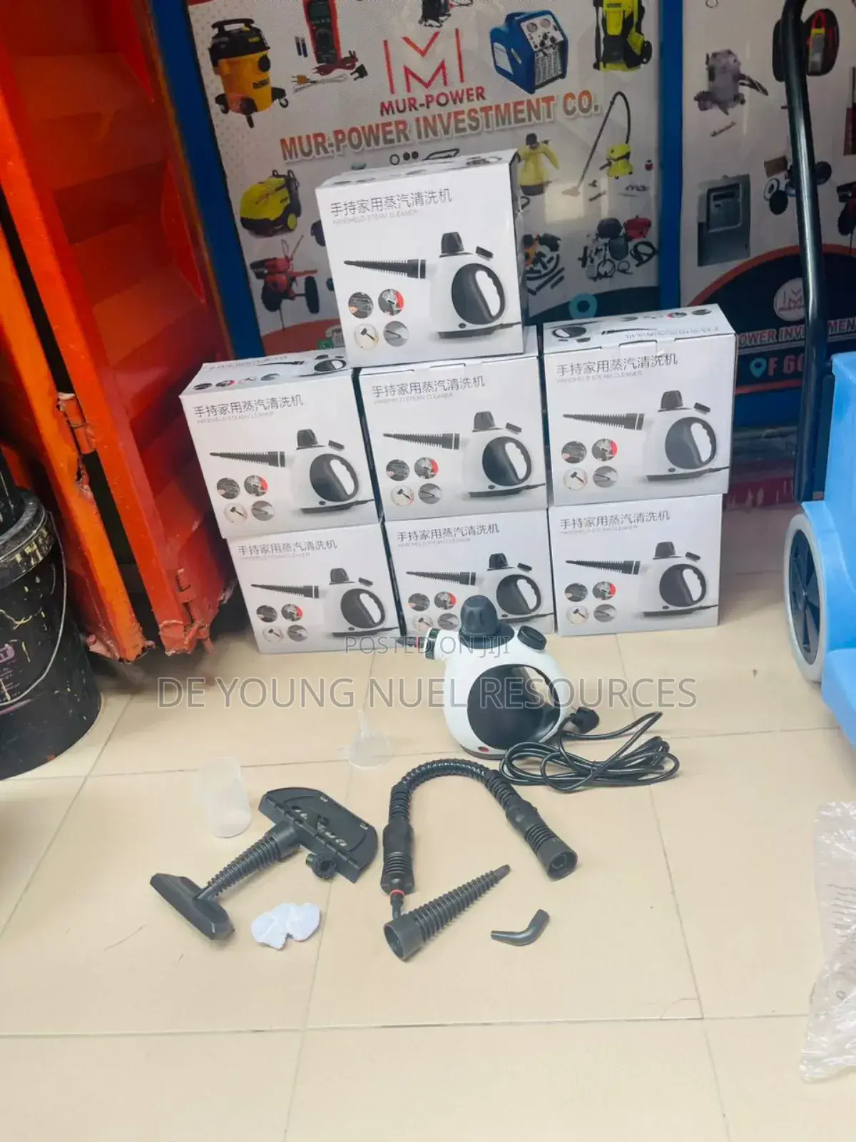 Strong Steam Cleaner With All Accessories