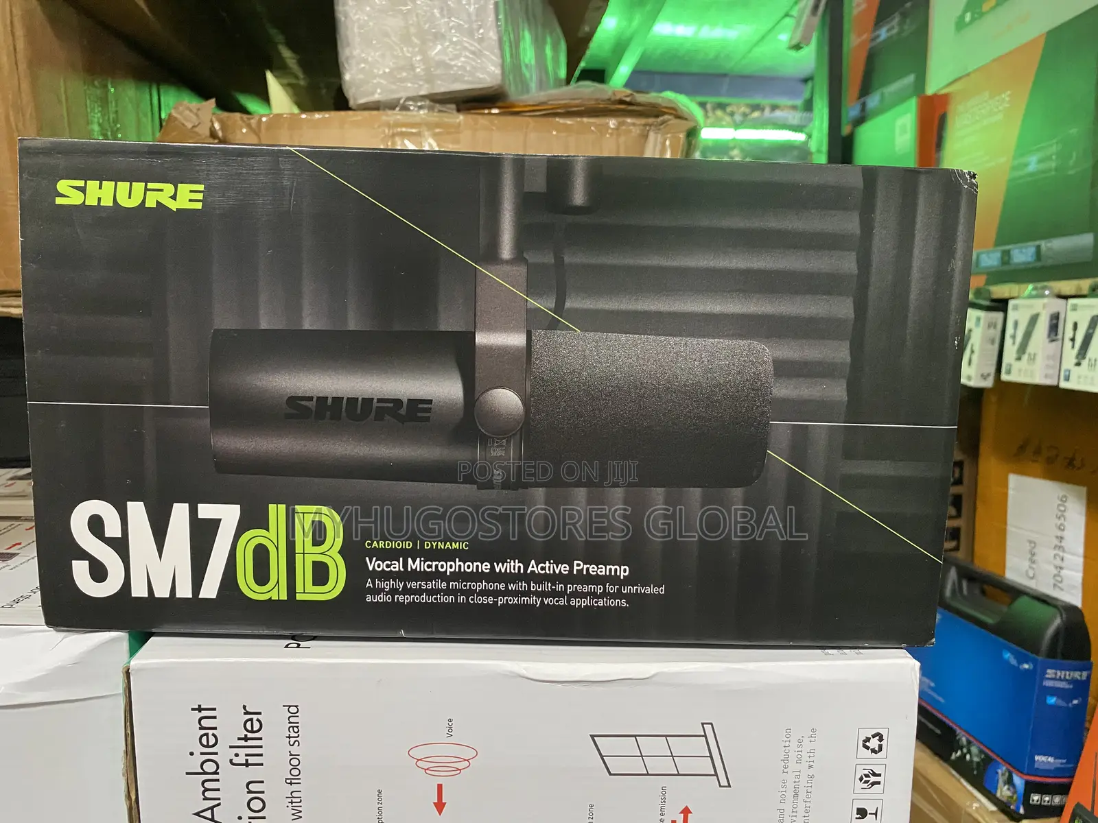 Shure Sm7db Vocal Microphone With Built-in Preamp
