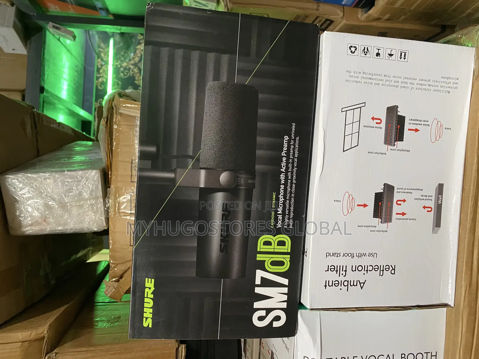 Shure Sm7db Vocal Microphone With Built-in Preamp