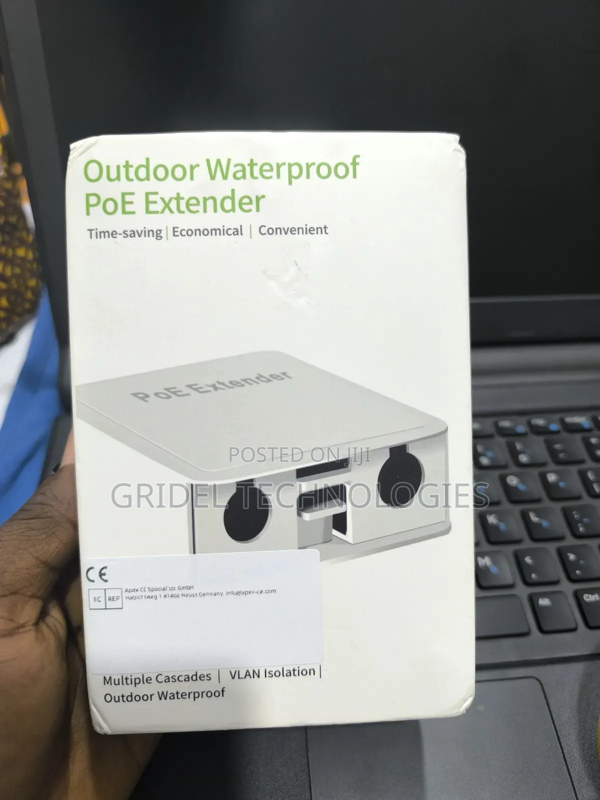 Outdoor Gigabit POE Extender 1 to 4 Ports 10/100/1000 MBPS