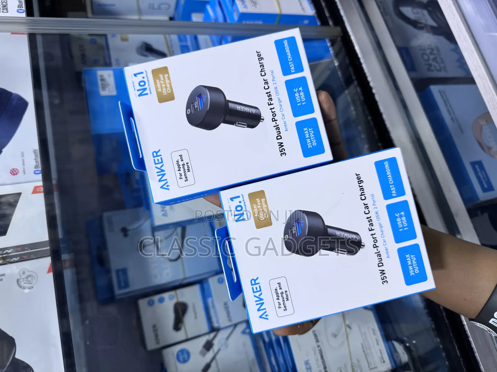 Anker Powerdrive Pd+ 2 35W (20W Pd+15W) USB C Car Charger