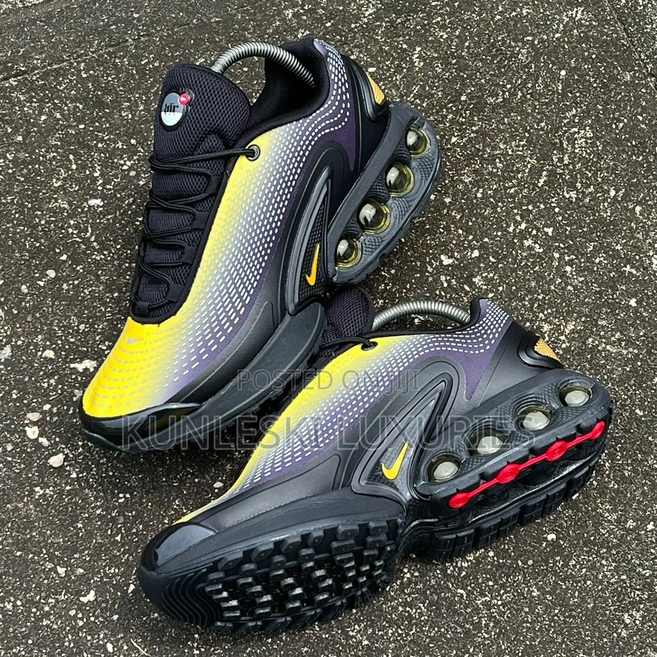 Original Nike Air Max DN Black / Yellow Sneakers