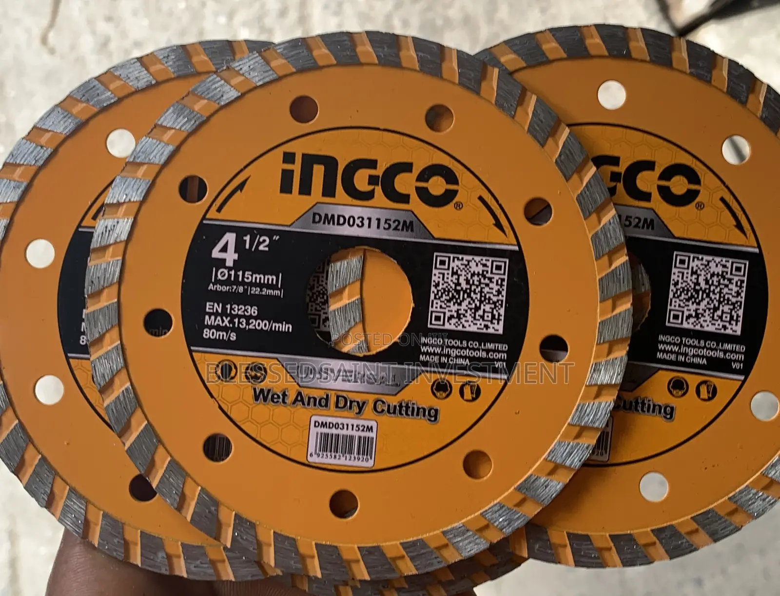 Ingco Concrete Cutter 115mm