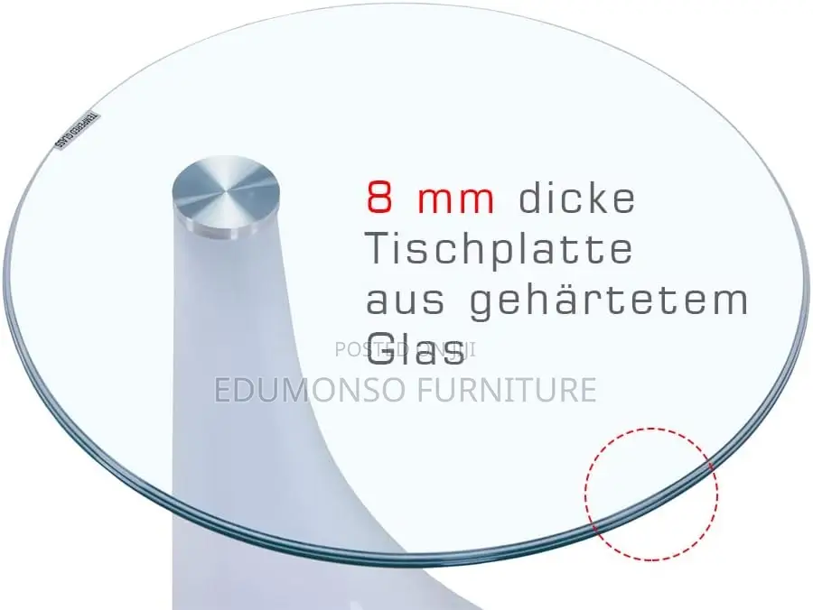 Glass Modern High Gloss Side Table