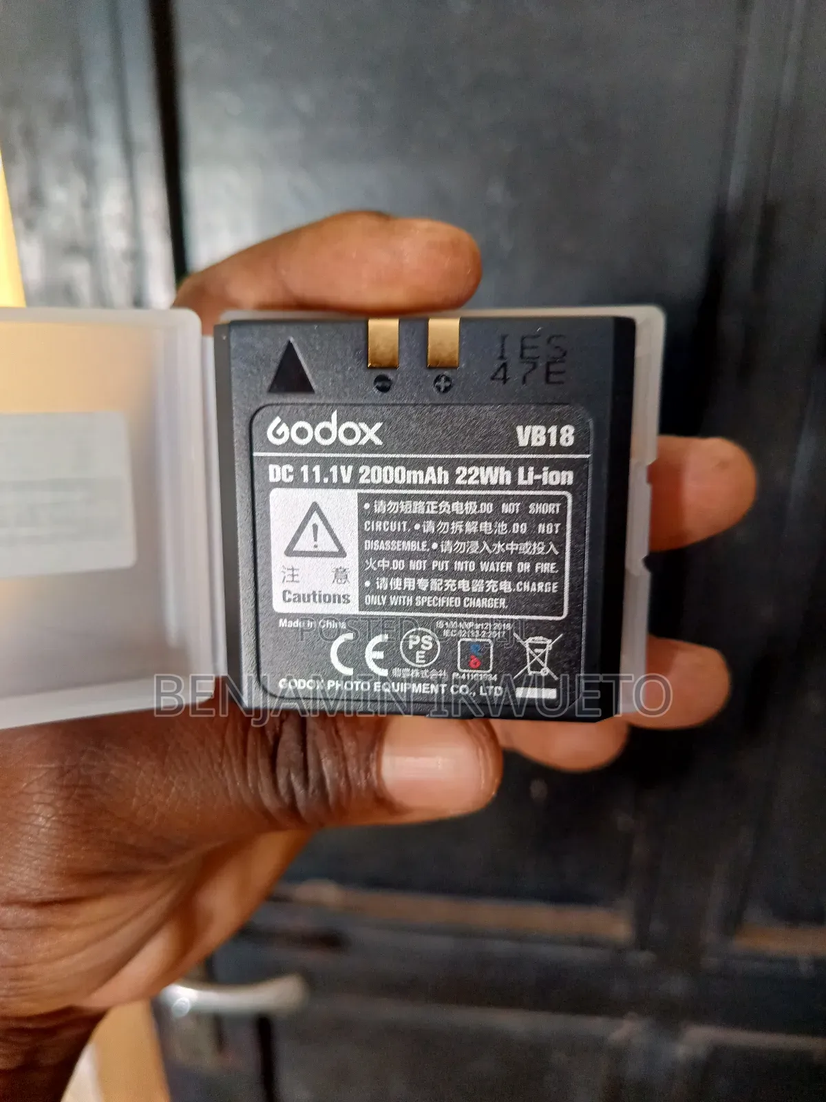 Battery for Godox V860 and V850 Flash.