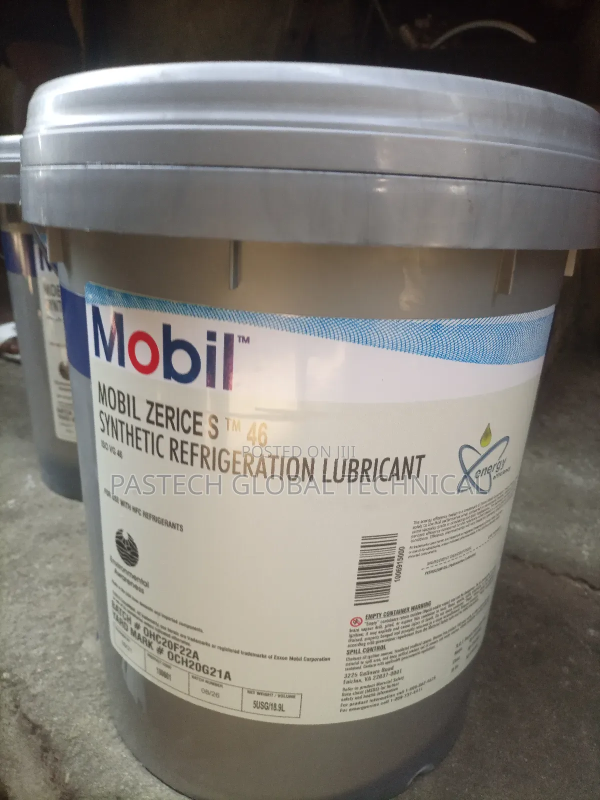 Mobil Zerice S46 Synthetic Refrigeration Lubricant