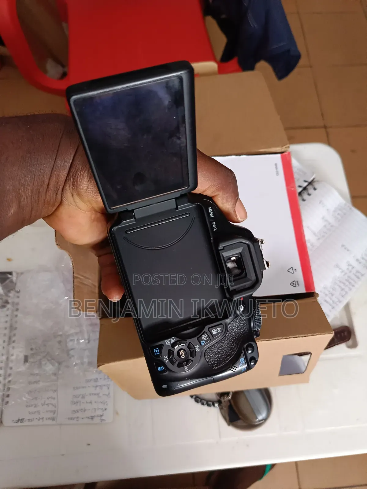 Canon Digital Camera 600d With 18-55mm Lens