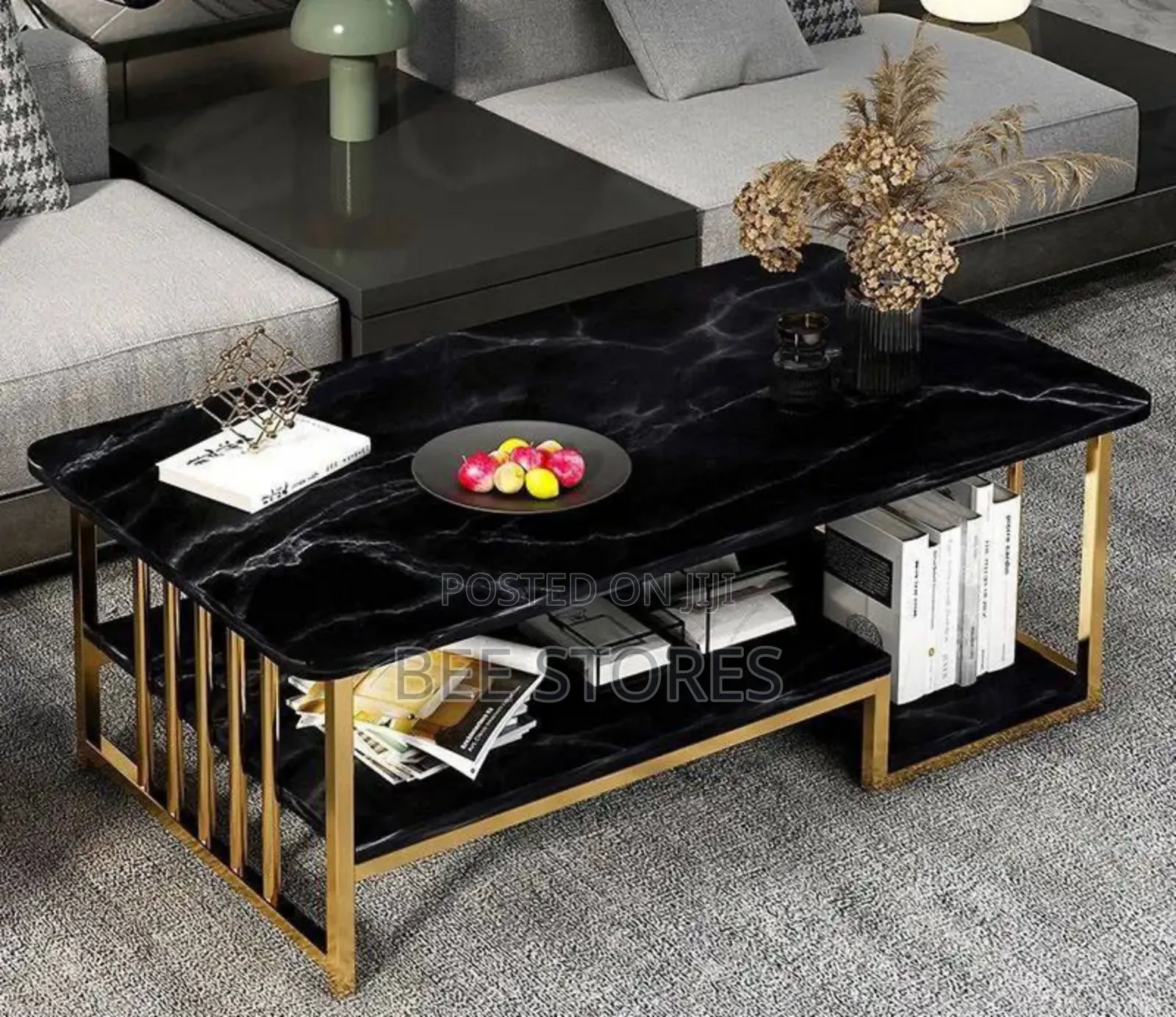 Faux Marble Nordic Living Room Centre Table