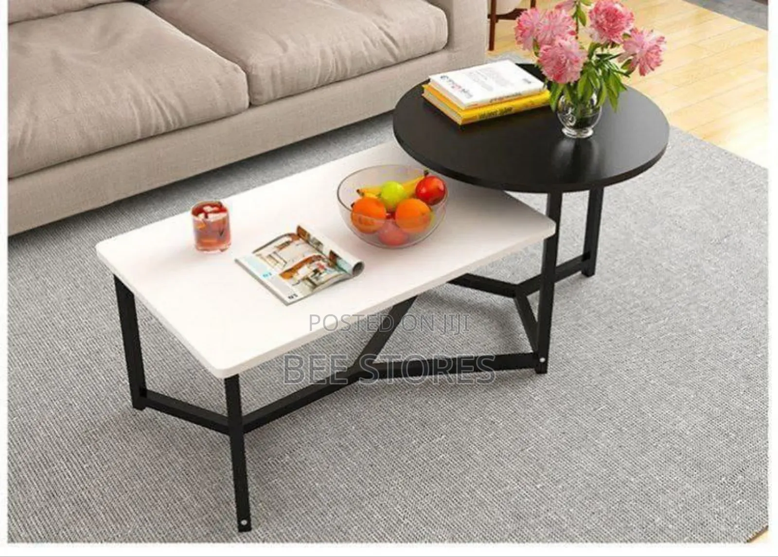 Faux Marble Nordic Living Room Centre Table