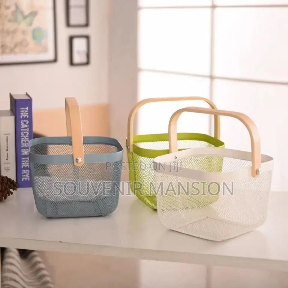 Metal Mesh Storage Basket